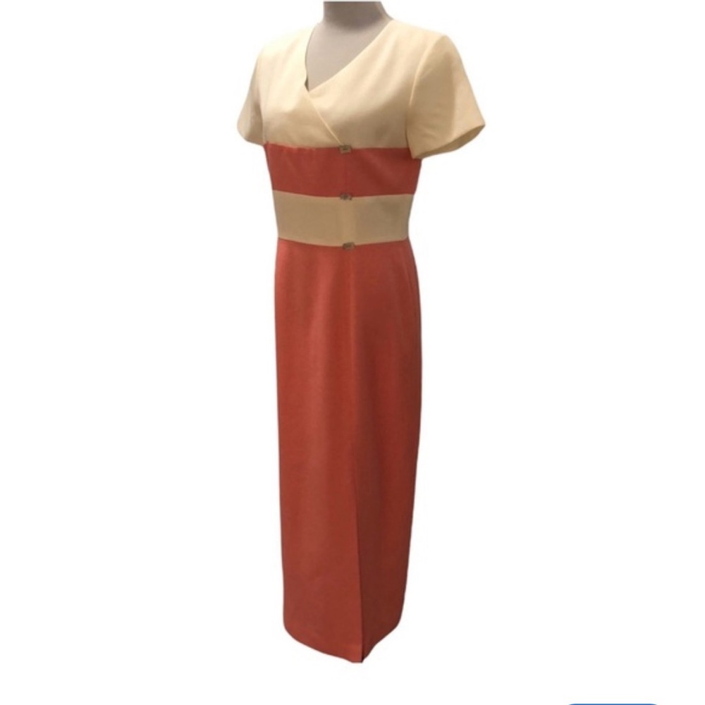 Worthington women’s size 18 short sleeve‎ V-neck dress with back zip fully lined